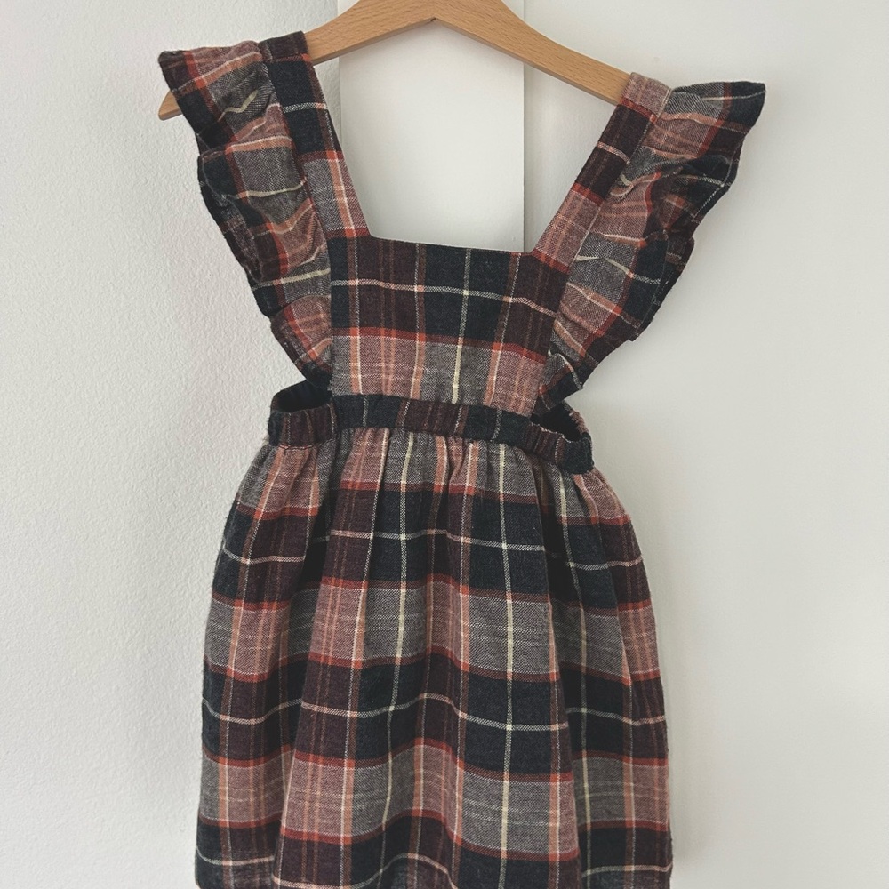 Zara Plaid Ruffle Dress
